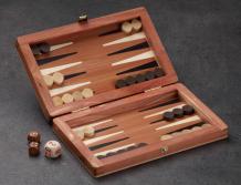 Backgammon reiscassette, Cederhout