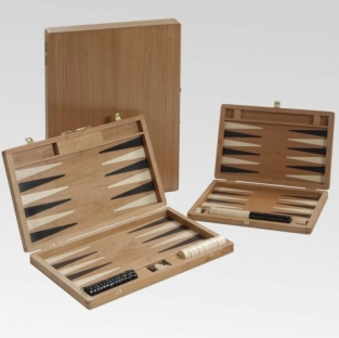 Backgammon, Kersenhout, 46 x 31 x 5