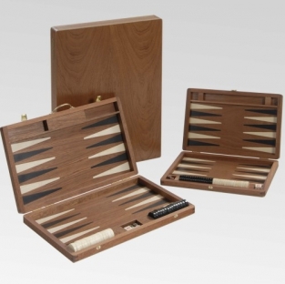 Backgammon, Mahoniehout, 46 x 31 x 5